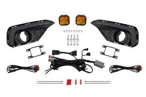 Ford Mustang Fog Light Kit - Diode Dynamics - SS3 Add-On - Yellow - `23-`30